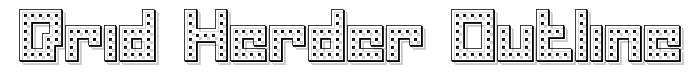 Drid Herder Outline font